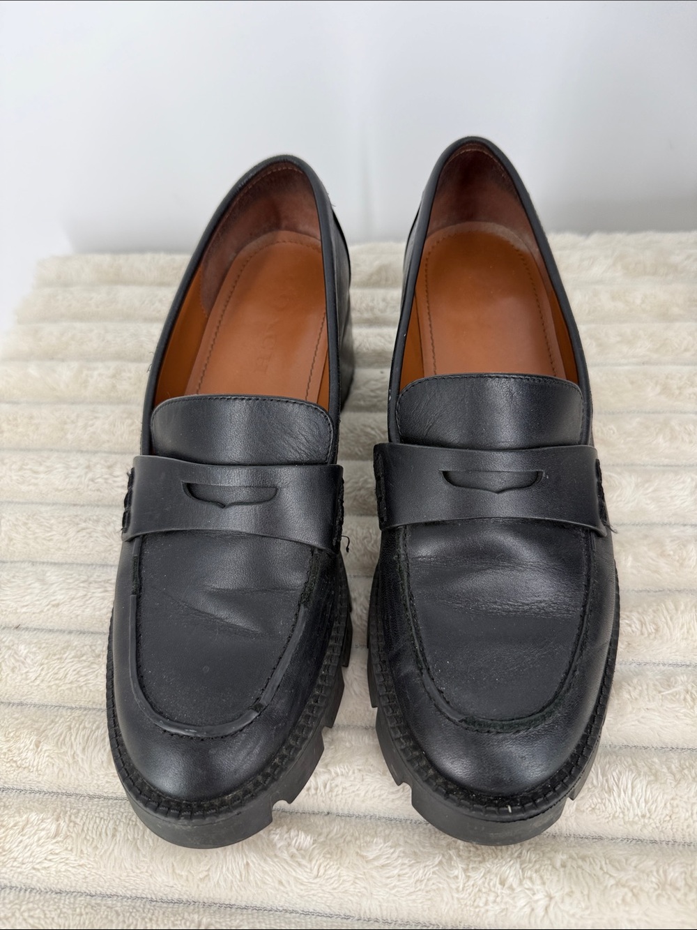 Coach Colleen Black Women's Loafers size 7.5B - Picture 2 of 13